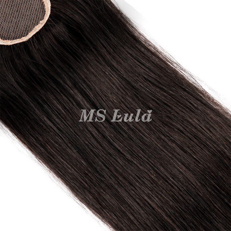2x6 Virgin Hair Straight HD/Transparent Lace Closure - 图片 10